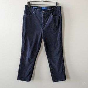 Talbots High Waisted Straight Leg Corduroy Pants